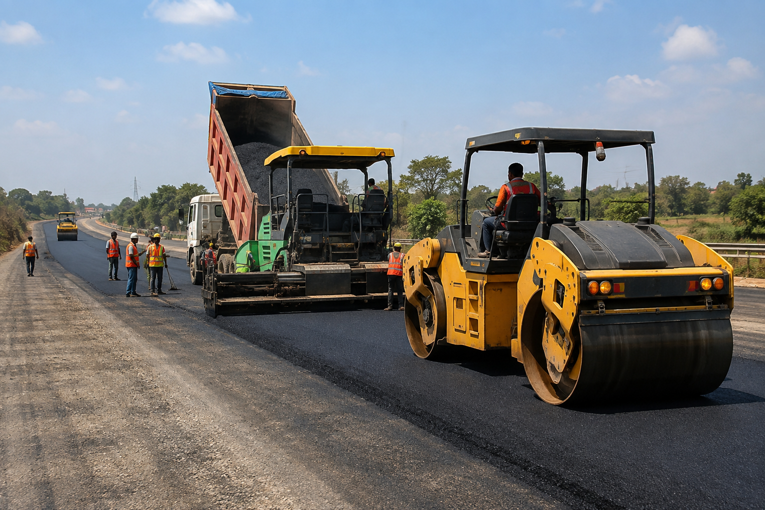 Indian highway road construction